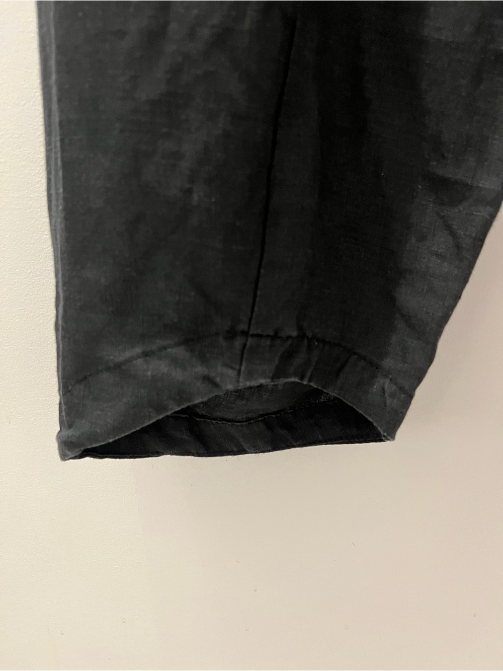 SOLD Jen Kahn Tokyo Linen Cropped Balloon Pants | Sculptural Barrel Leg | - Picture 5 of 7